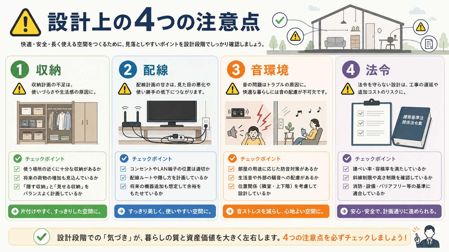 小規模オフィス事例で押さえるべき設計上の注意点