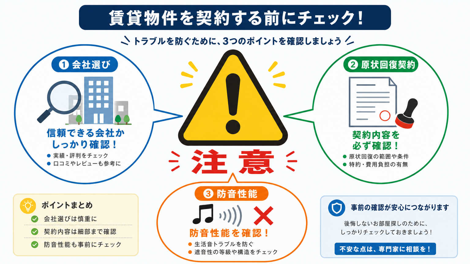 リノベーション事例で失敗しないための注意点